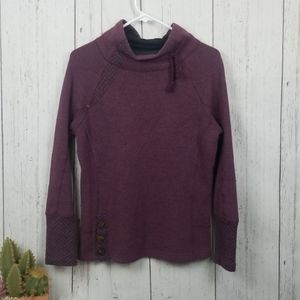 Prana maroon sweater size medium